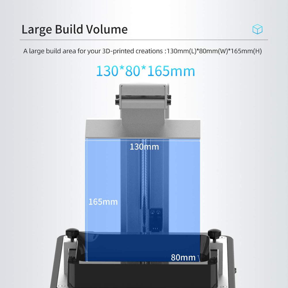 ANYCUBIC Photon Mono 3D Printer UV Resin Printers with 6 inch 2K Monochrome LCD Screen & Fast Printing Speed 130x80x165 mm