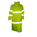 Reflective Long Safety Overcoat with Flu Yellow