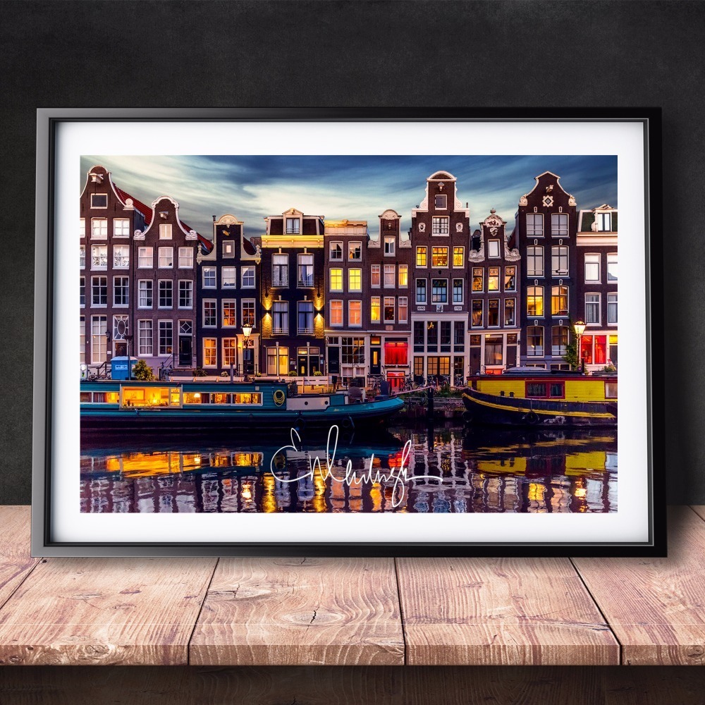 Amsterdam Landscape Photos Posters and Prints Wall art Decorative Picture Canvas Painting For Living Room Home Decor Unframed