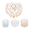 Crystal Tealight Candle Lantern Holders Candlesticks Wedding Xmas Party Dinner Table Centerpieces Home Wedding Decorations