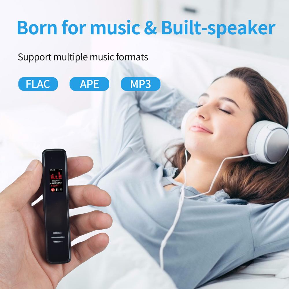 Professional Voice Activated Mini USB Pen 8GB 16GB 32GB Digital Audio Voice Recorder Lossless Mp3 Player Recording For Meetings