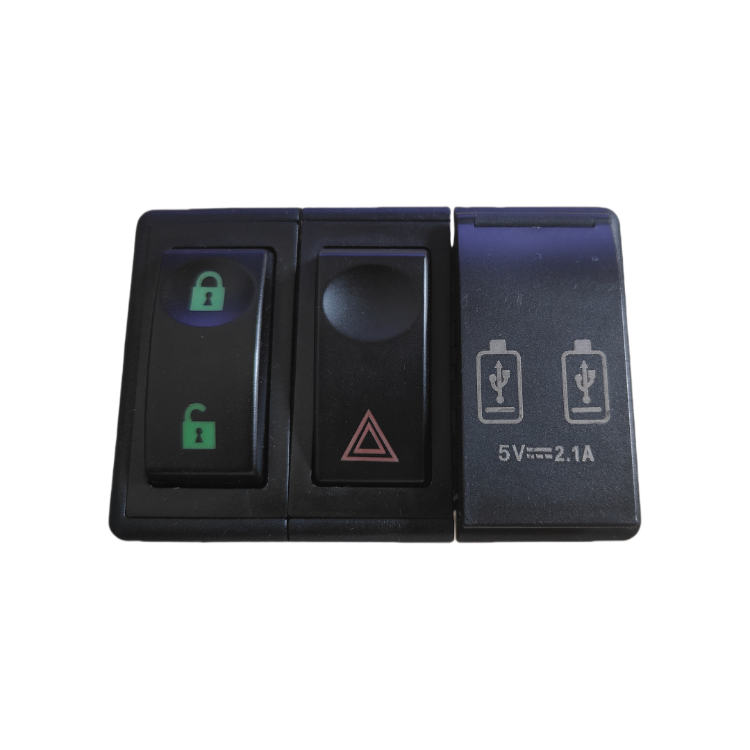 Combination switch for skipping work