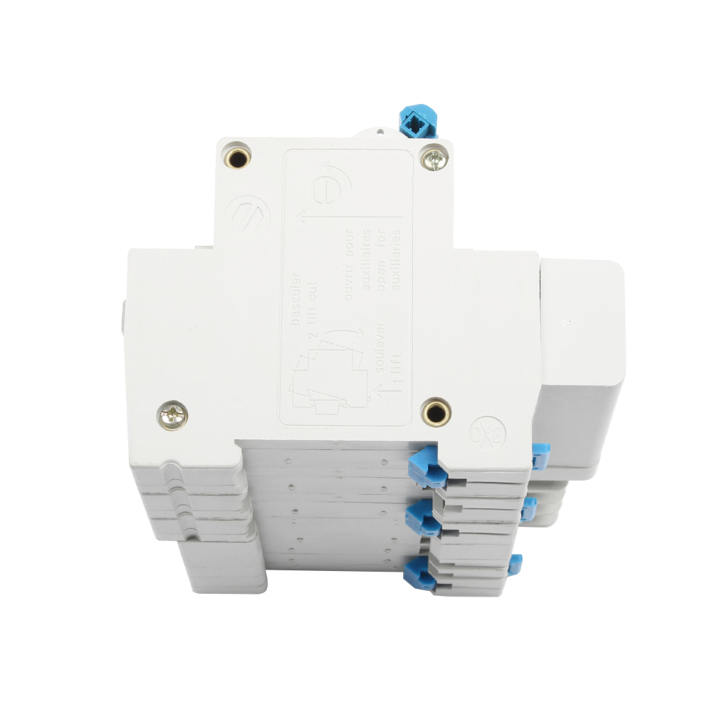 DZ47LE-63 3P 6A 10A 16A 20A 25A 400V 50/60HZ 32A 40A 63A Residual Current Circuit Breaker Over Current Leakage Protection RCBO