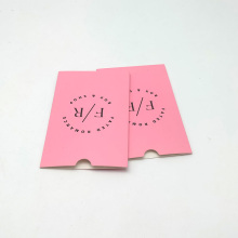 Small Pink Gift Hotel Key Envelope Custom Envelope