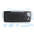Hongsund Mini Fly Air Mouse 2.4G Wireless 3D Airborne Mouse with Mini Wireless Keyboard have trackball mouse