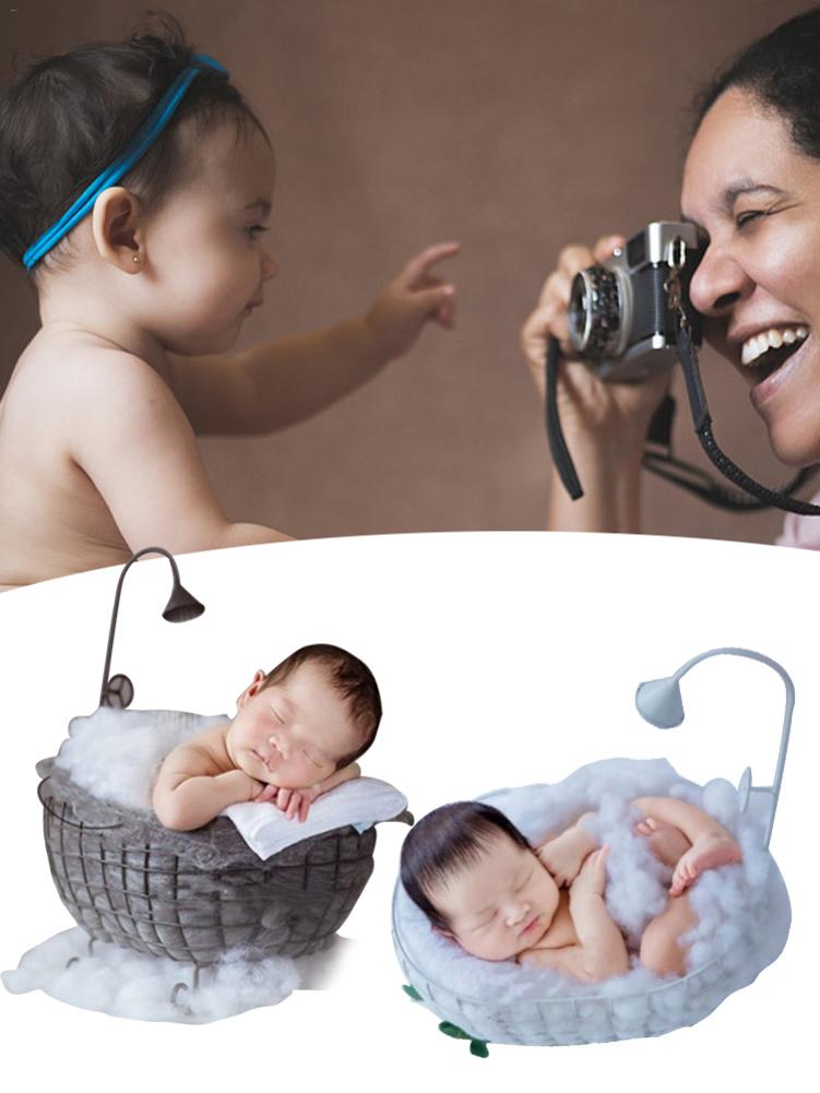 Baby Photography Props Sofa Newborn Posing Cushion Full Moon Bath Photo Shooting Cute Photography Accessories