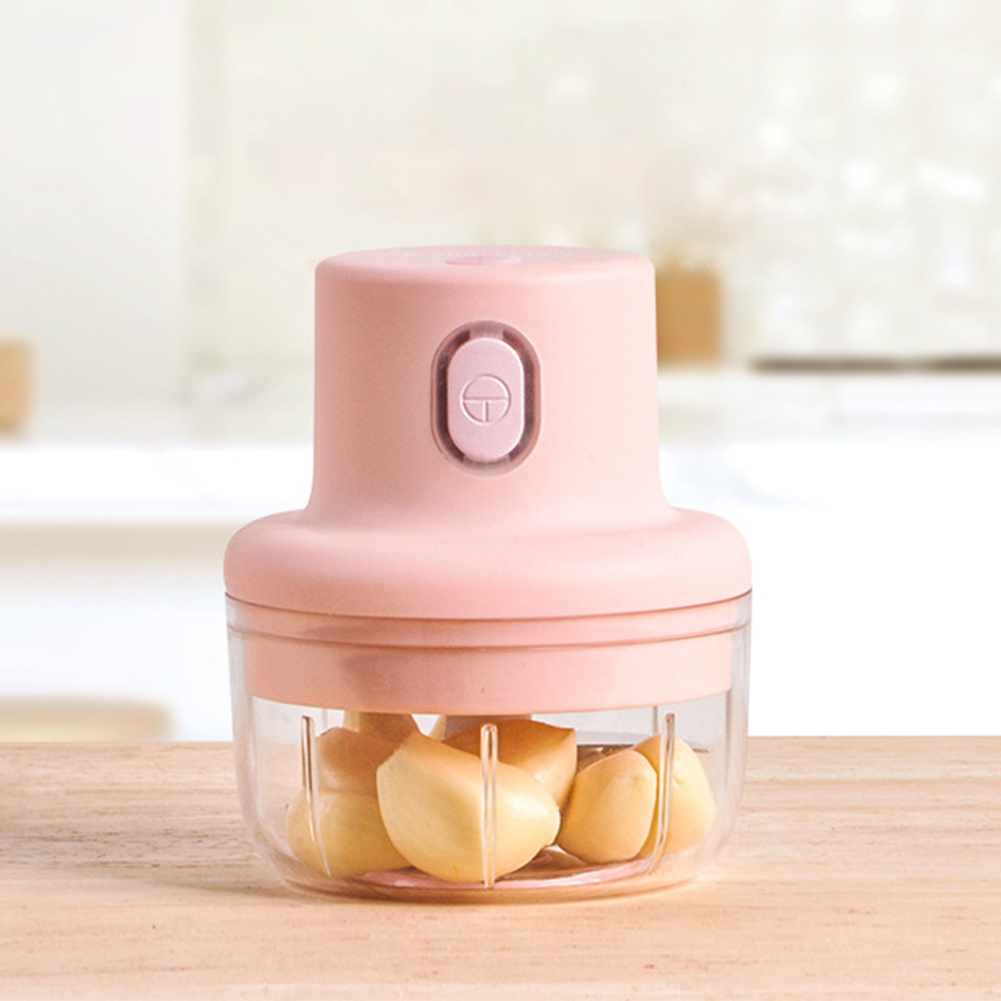 250ml Cute Wireless Mini Electric Garlic Food Chopper Ginger Vegetable Crusher Cutter Food Blender Processor Kitchen Tools