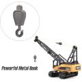 HuiNa 1572 15CH RC Alloy Crane 1/14 2.4GHz Engineering Truck Movable Boom Hook Mechanical Truck Toy Car with Sound Light