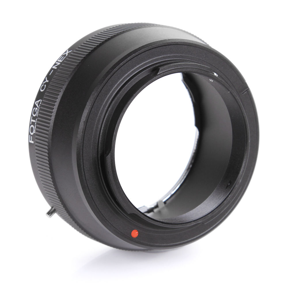 FOTGA Lens Adapter Ring for Contax Yashica CY to Sony E Mount A7III A9 NEX-7 NEX-3 NEX-5T/5 NEX-6 Cameras