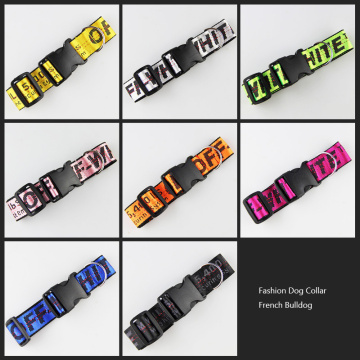 Fashion Nylon Dog Collar For Leash and Collar Pet Collars Dog Products Best Selling
