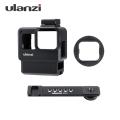 Ulanzi V2 Pro Sports Camera Cage Vlog Case Protective Cage Microphone Video Light 52mm Filter Mic Adapter for GoPro Hero 7 6 5