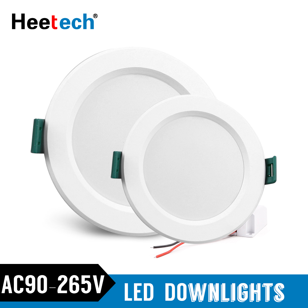 LED Downlight 5W 9W 15W 18W Round Recessed Lamp 110V 220V 230V 240V Led Light Ceiling Bedroom Kitchen Indoor LED Spot Lighting