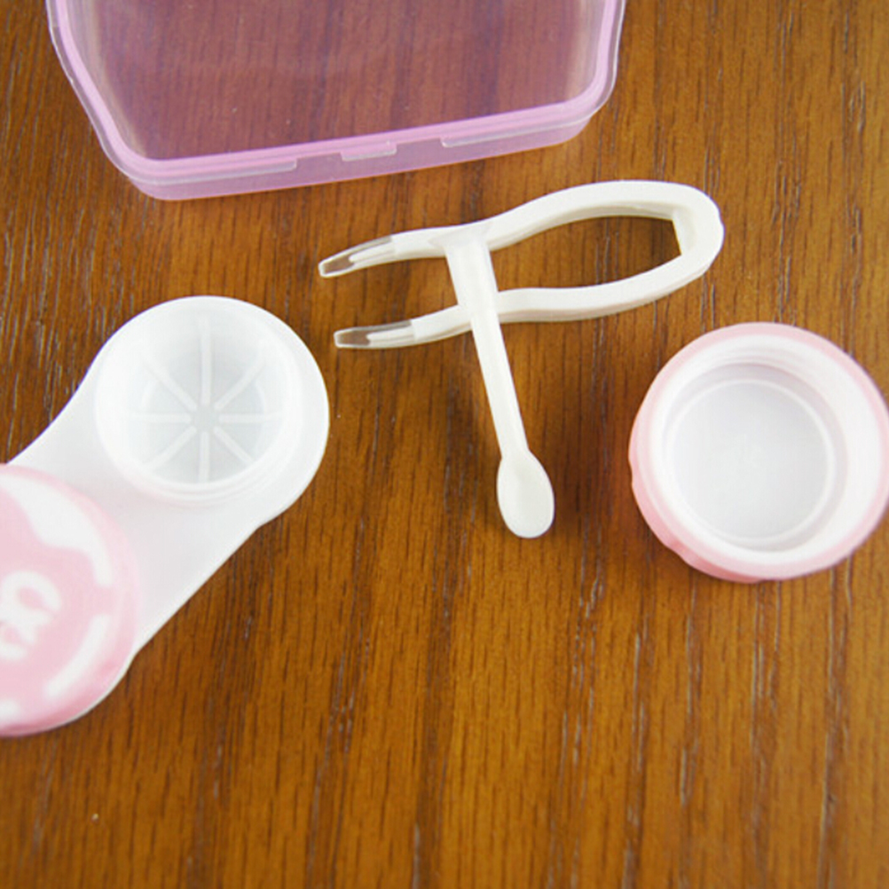 Portable Travel Glasses Contact Lenses Box Contact Lens Case For Eyes Care Kit Holder Container Gift 6.5 X 4 X2cm