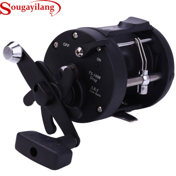 Sougayilang Drum Trolling Fishing Reels 3.8:1 3000L/4000L Baitcasting Fishing Coil Reel Wheel Spinning Fishing Reel Tackle