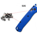 T6 shank screws Spindle Set Folding Pocket Knife Handle Titanium Screws For 535 Replacement Tool Parts