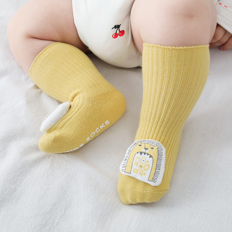 Soft Cotton Baby Girls Socks Newborn Cartoon Baby Socks Infant Baby Boy Sock Anti Slip Floor Socks Winter Autumn Warm Shoes