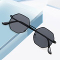 Fashion Polygon Sunglasses Men Vintage Octagon Metal Sunglasses for Women Luxury Brand Goggle Sun Glasses Ladies Gafas De Sol