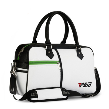 1pc Golf Clothing Bag PU Ball Bag Large Capacity Clothes Bag golf shoes bag Travelling Handbag knapsack PGM 43*28*22CM New