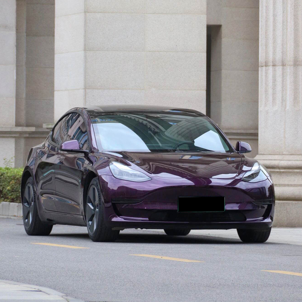 Liquid Metal Deep Purple wrap For Car