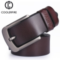 men's genuine leather belt luxury designer belts men high quality Male Metal Buckle belt for jeans Cowskin Fashion Cummerbunds