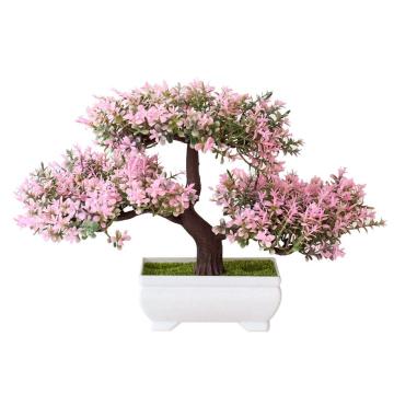 1Pc Pine Tree Simulation Flower Artificial Plant Bonsai Fake Green Pot Plants Ornaments Home Decor Craft Home Decor 