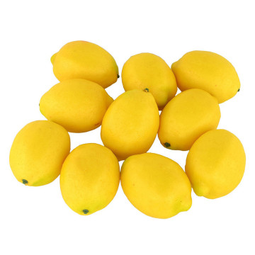 10pcs Foam Artificial Fruits Fake Lemon Shop Decoration Lifelike Simulation Fruit Model Party Home Decoration #YJ