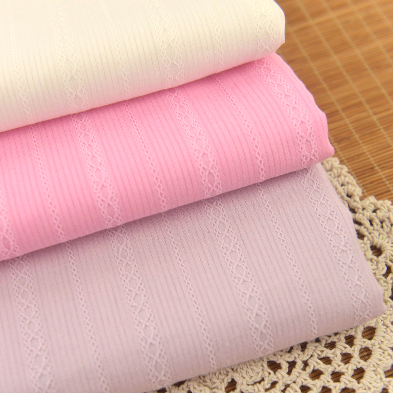 Multi color ramie jacquard cotton fabric printing Cloth for DIY Fashion summer Dress making material