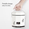 1.2L Mini Rice Cooker 2 Layers Steamer Multifunction Cooking Pot Electric Insulation Heating Cooker Portable Food Steamer