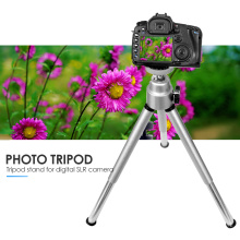Portable Tripod Two-stage Telescopic Feet Handheld Tripod Rubber Anti-skid Pads Mobile Phones Smartphone Holder Travel Accessory