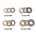 1Pcs High Precision Miniature Thrust Ball Bearings F8/F10 Metal Axial Ball Bearing Set 8mm/10mm for Hardware Accessories