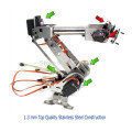 1set DIY 6 Axis Rotating Mechanical Robotic Arm Clamp Kit 6DOF Metal Robot Arm Stainless Steel Manipulator For Arduino Raspberry