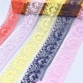 10Yard/lot 4CM Lace Ribbon Lace Trim Fabric for Wedding Decoration Sewing DIY Girls Clothing Applique Embroidered Handmade Craft