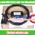 GOT-F940 / 930/920 GT1275 touch screen programming cable / data download USB-FX232-CAB-1 for Mitsubishi Electronic Data Systems