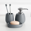 Bathroom Accessory Set Toothbrush Holder Soap Dish Lotion Dispenser Household Decor Mouthwash Cup Soap dish for bathroom