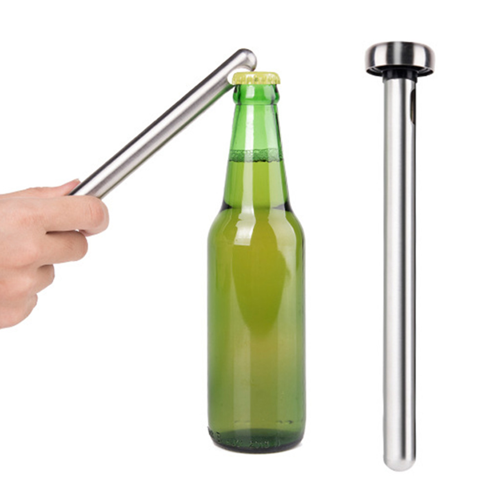 1Pcs Ice Cooler Beer Chiller Stick Pourer Beer Beverage Cooling Bar Tool Stainless Steel Stick Cooler Beer Beverage Stick