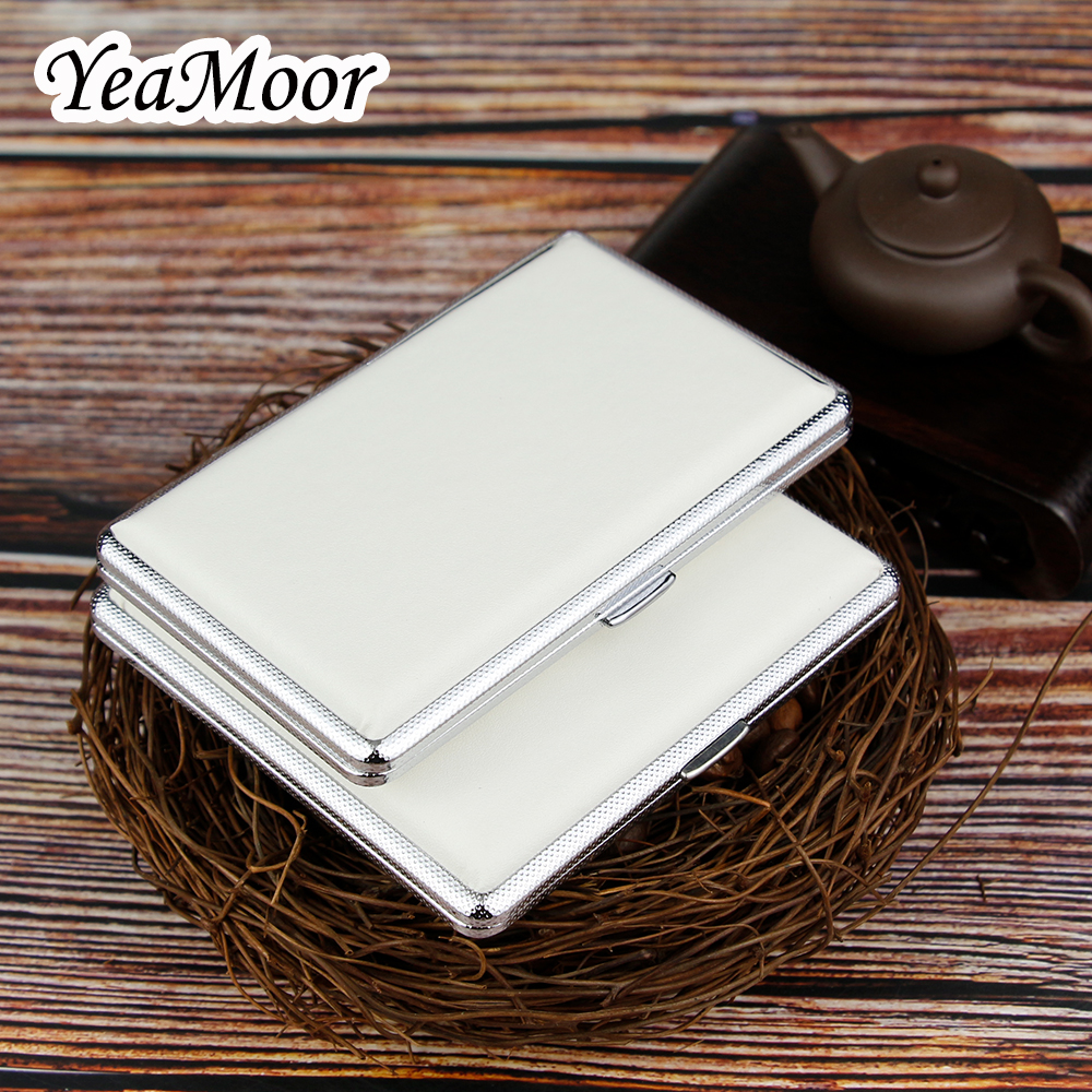 Multi Colors Leather Case for Carry 14 & 20 Cigarettes Classic Cigarette Box Men & Women Cigarette Case Smoking Pouch