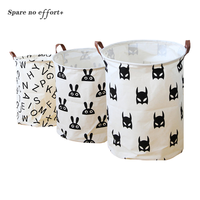 Laundry Basket Dirty Cloth Cartoon Castle Baby Clothes Baskets Waterproof Storage Basket For Toys Organzier Folding Storage Bags