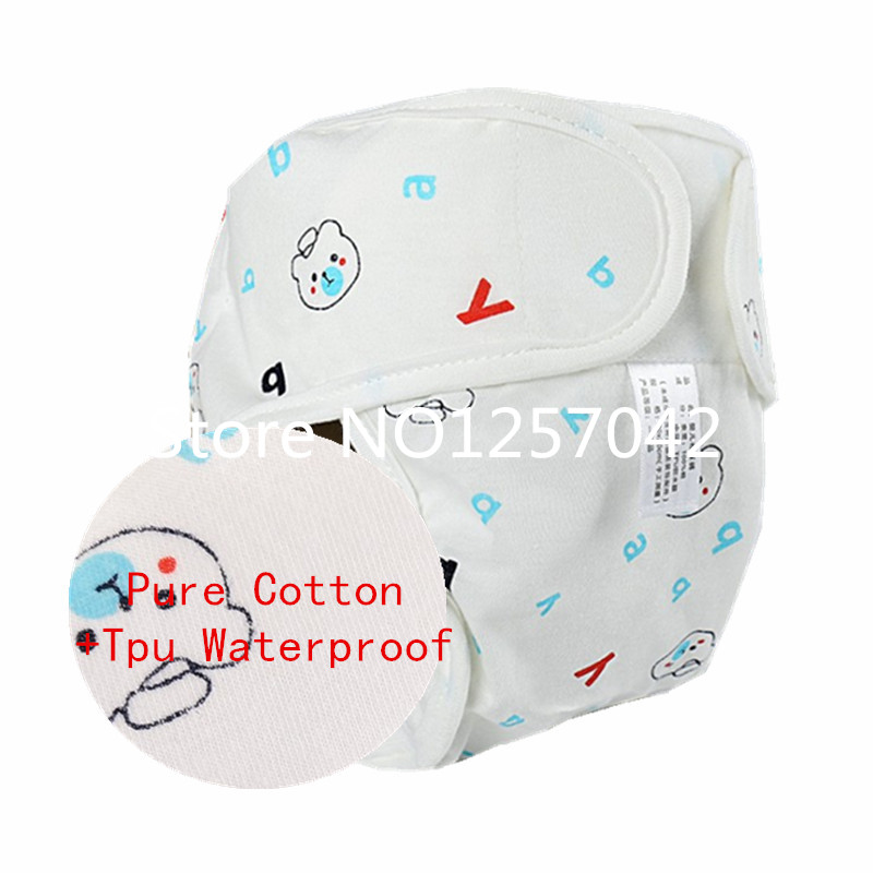 Cotton Baby Nappies Diaper Reusable Washable Cloth Diapers Nappy Cover Waterproof Newborn Baby Traning Panties Diapers Pocket