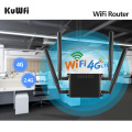 KuWfi Original 300Mbps Wireless Router CAT6 4G LTE CPE Uklocked FDD/TDD SIM Card Router With 4G Modem Up to 32Wifi Users