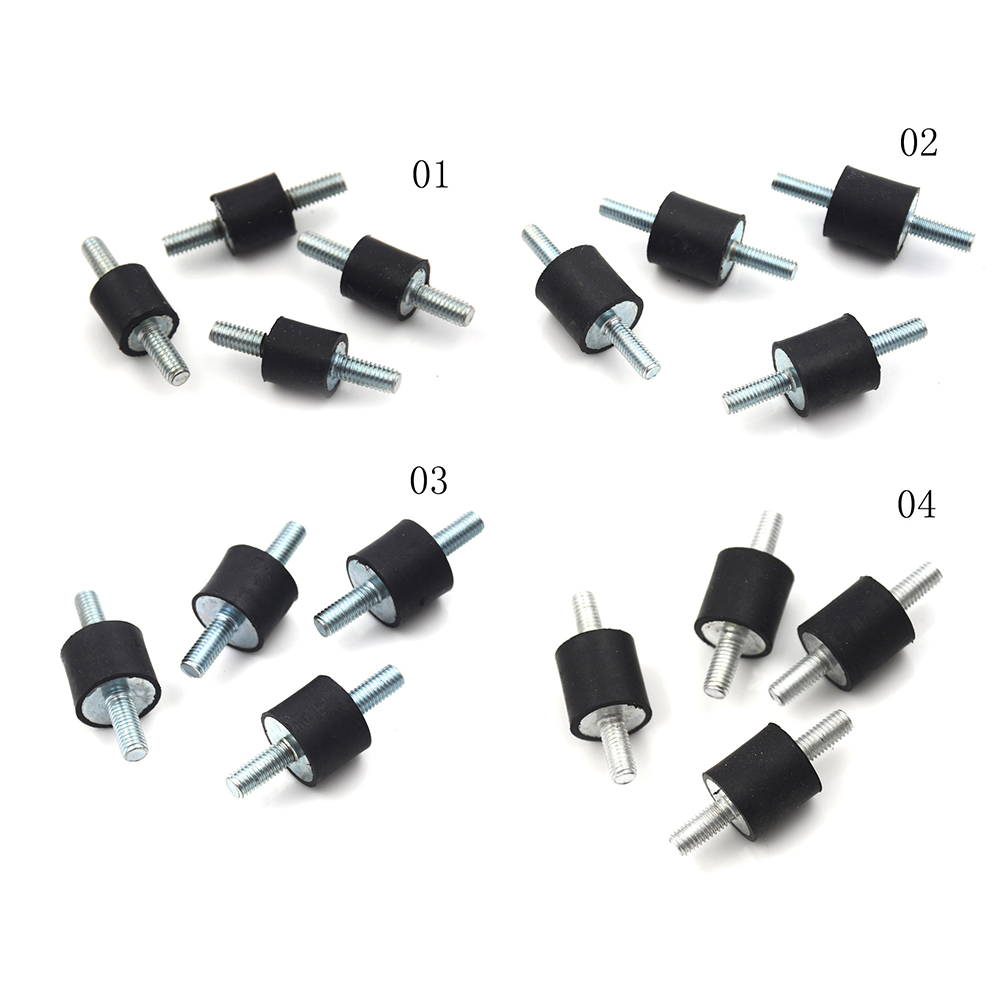 4pcs/lot M4-M8 Rubber Mounts Male Anti Vibration Silentblock Boat Car Bobbin Tools