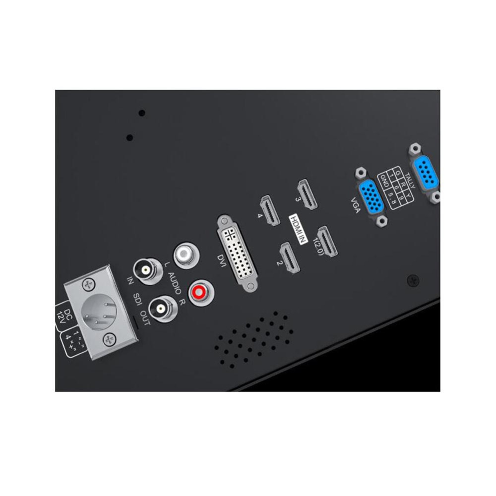 Seetec 4K156-9HSD-384 15.6 Inch IPS UHD 3840x2160 4K Broadcast Monitor with 3G-SDI HDMIx4 Quad Split Display Director Monitor