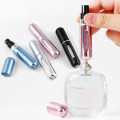 5ml Portable Travel Mini Container Aluminum Refillable Perfume Spray Bottle Empty Cosmetic Storage Bottle Water Container Tool