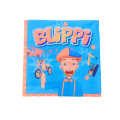 108*180cm Blippi Tablecloth kids boys girls happy birthday disposable decoration table cloth cover Baby Shower party supplies