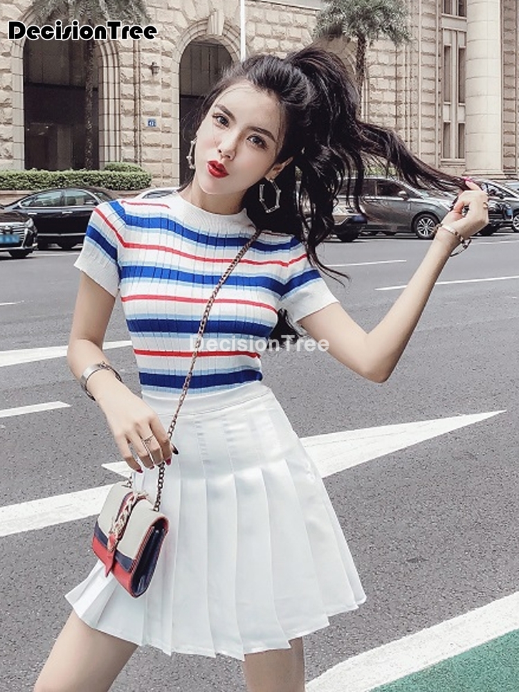 2021 short sleeves school uniform girl sailor dress plaid skirt uniformes japonais korean costumes for girl role-play costumes