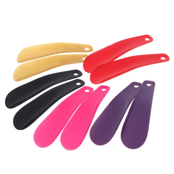2Pcs Colorful 16cm Plastic Shoehorn Shoe Horns Spoon Professional Flexible Shoe Lifter Shoes Accessories