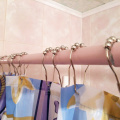 Free Shipping 6PCS Hoist Shape Bathroom Hook 5 Roller Ball Shower Curtain Rings Hooks Bathroom Products*curtain hook