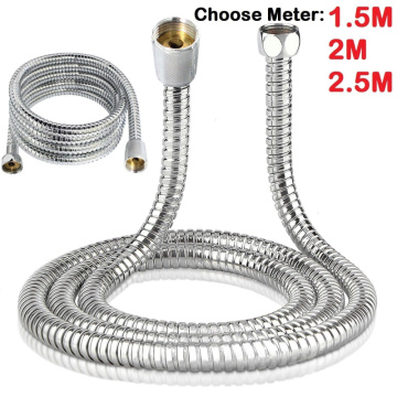 1.5m / 2m / 3m high quality stainless steel shower hose explosion proof spring hose tube plumbing hoses bath accessories