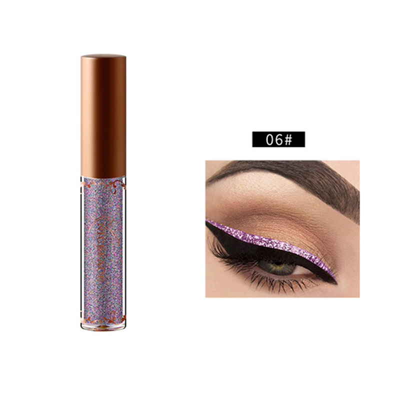 12 Colors Eyeliner Metallic Lasting Shiny Diamond Eyeliner Pencil Beauty MakeUp Comestics Tools Silky Quick Dry Eyeliner TSLM1