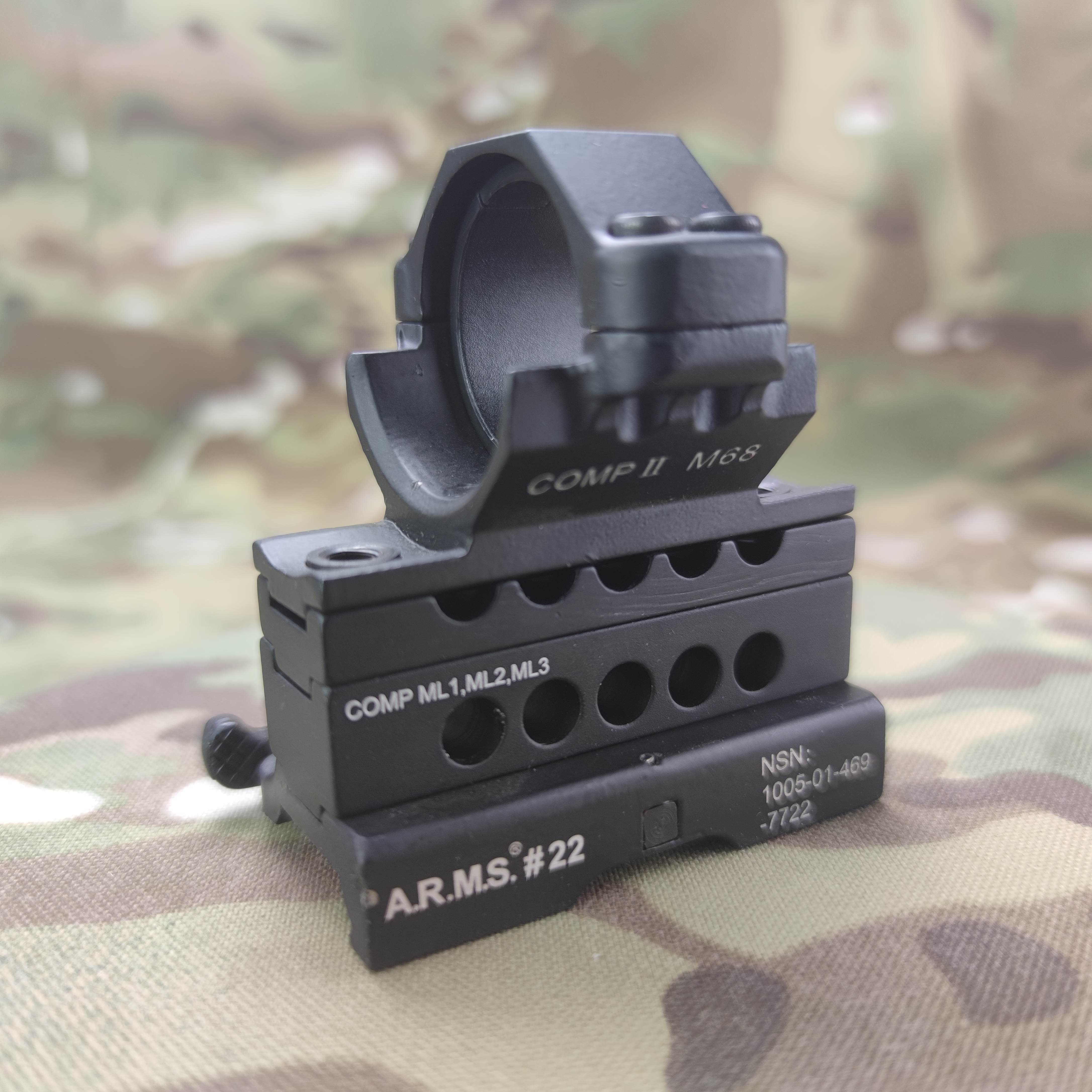 Airsoft M2 arms Mount MK18 Comp Mount For M2 M3 Type Tactical Sight Gun Weapon Light Torch Mount RIS 20mm Weaver Rail