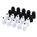 New 10pcs/lot IP68 M12 for 3mm-6.5mm Cable CE Waterproof Nylon Plastic Cable Gland Connector Wholesale